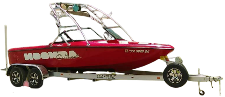 Outback Moomba on Coastline Trailer, No BG